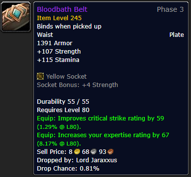 Bloodbath Belt
